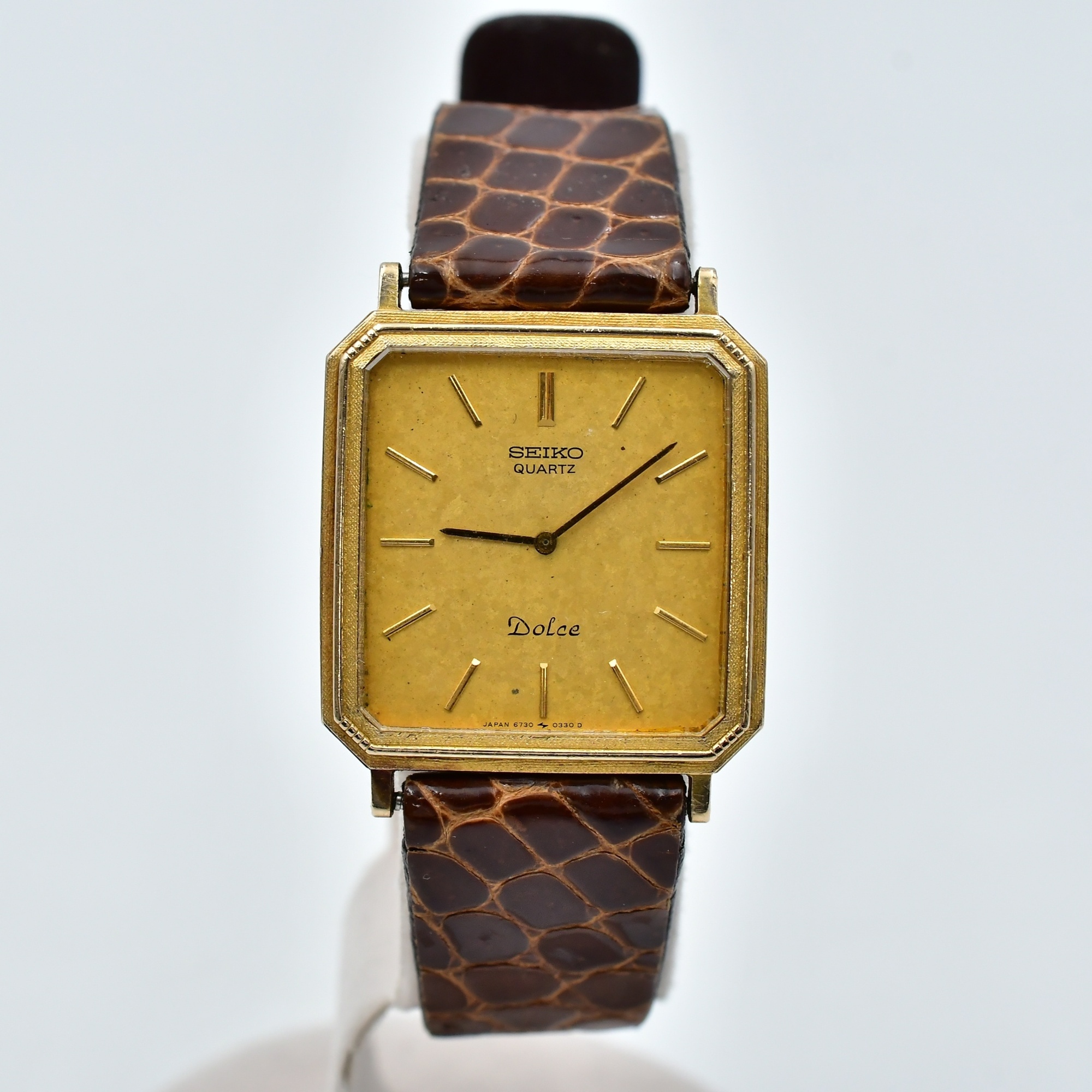 セイコー ドルチェ シャンパン文字盤 10K×GP×革/QZ 買取実績【買取日