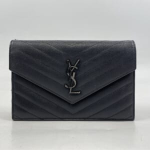 サンローラン チェーンウォレット ブラック レザー NN393953 買取実績【買取日：2025年11月26日】