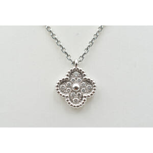 ヴァンクリーフ＆アーペル スウィートアルハンブラ ダイヤ ネックレス Au750 WG 買取実績【買取日：2025年12月6日】