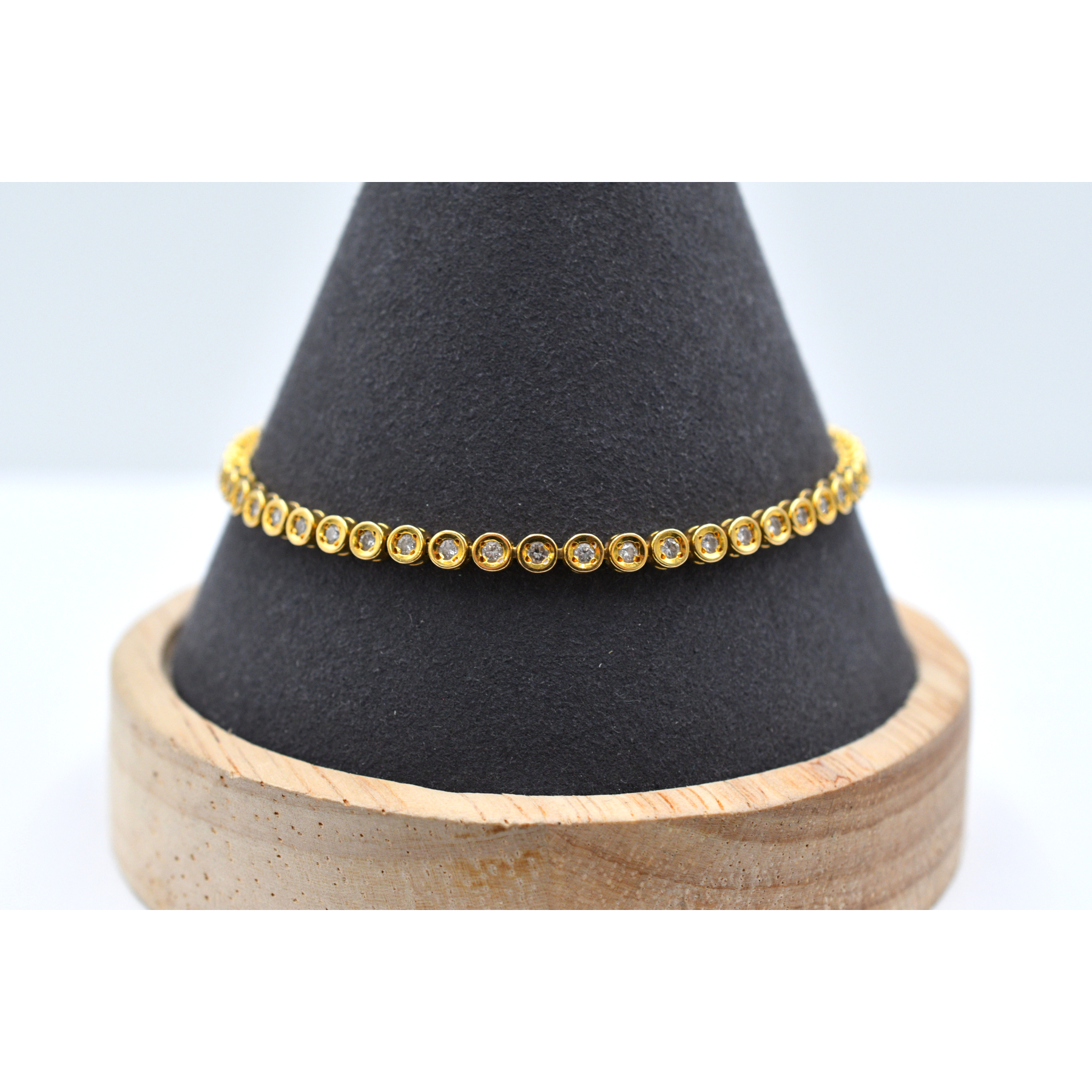 K18 テニスブレス D1.03ct Bランク