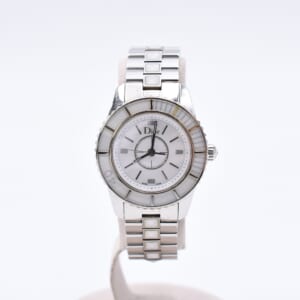 ディオール クリスタル ラウンドウォッチ 白文字盤 SS/QZ CD112112 買取実績【買取日：2025年11月21日】