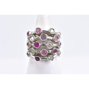 シャネル バブルリング K18WG ダイヤモンド サファイア 11号 ホワイトゴールド 指輪 ジュエリー 買取実績【買取日：2025年12月6日】