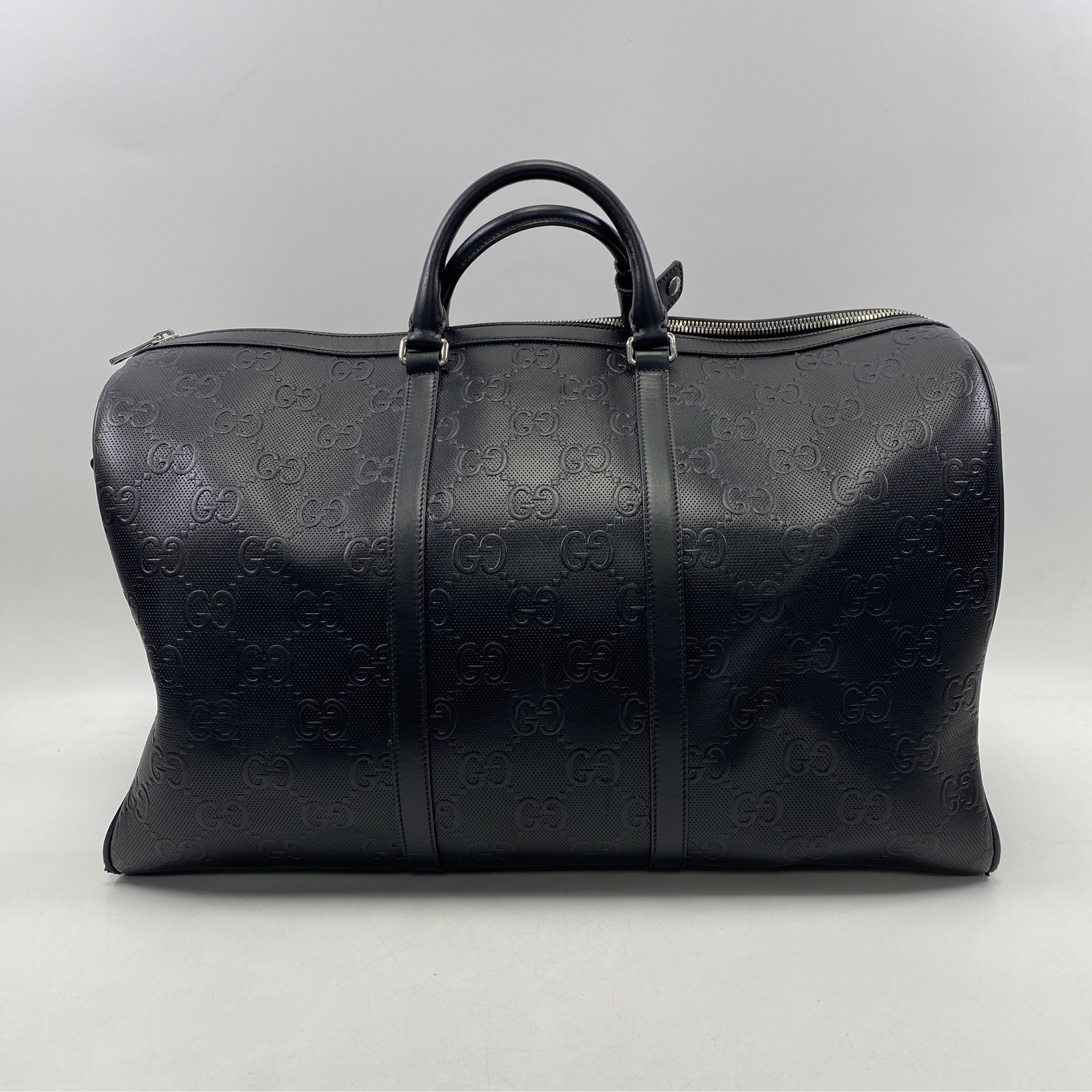 グッチ GGエンボス 2WAYボストンバッグ 黒 PVC 725129 買取実績【買取