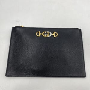 グッチ ズゥミ クラッチバッグ 黒 レザー 570728 買取実績【買取日：2025年12月4日】