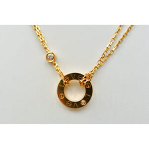 カルティエ ラブサークル 2PD ネックレス K18PG 買取実績【買取日：2025年12月9日】