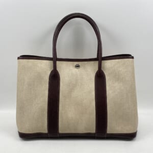 エルメス バギー バゲッジ アリーヌ キャンバス トートバッグ ベージュ