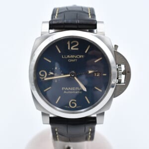 パネライ ルミノールGMT 青文字盤 SS×革/AT PAM01033 買取実績【買取日：2025年11月23日】