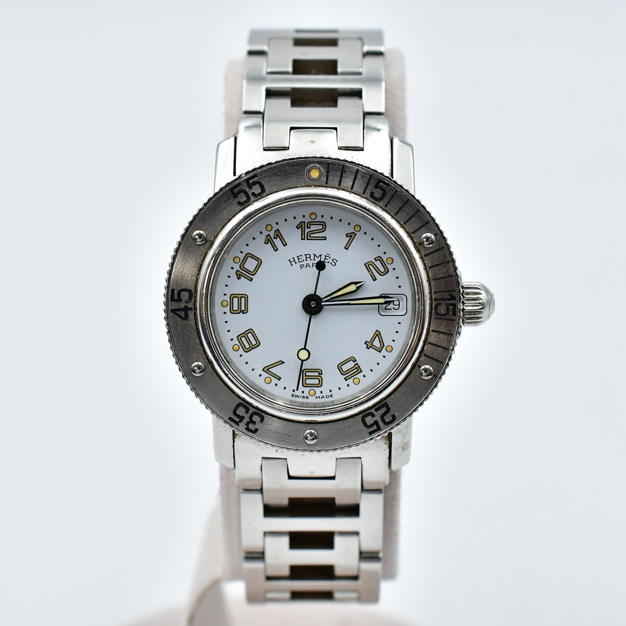 エルメス クリッパーダイバー 白文字盤 SS/QZ CL5.210 買取実績【買取