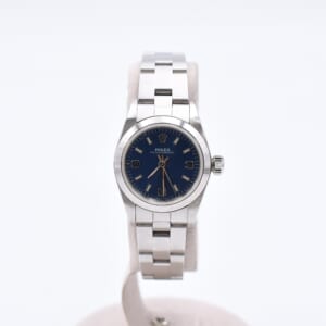 ロレックス オイスターパーペチュアル 青文字盤 SS/AT 67180 買取実績【買取日：2025年12月10日】