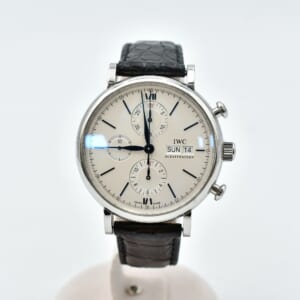 IWC ポートフィノ クロノグラフ シルバー文字盤 SS×革/AT IW391037 買取実績【買取日：2025年11月23日】