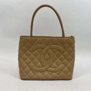 シャネル 復刻トート ベージュ キャビアスキン GD金具 買取実績【買取日：2025年12月6日】