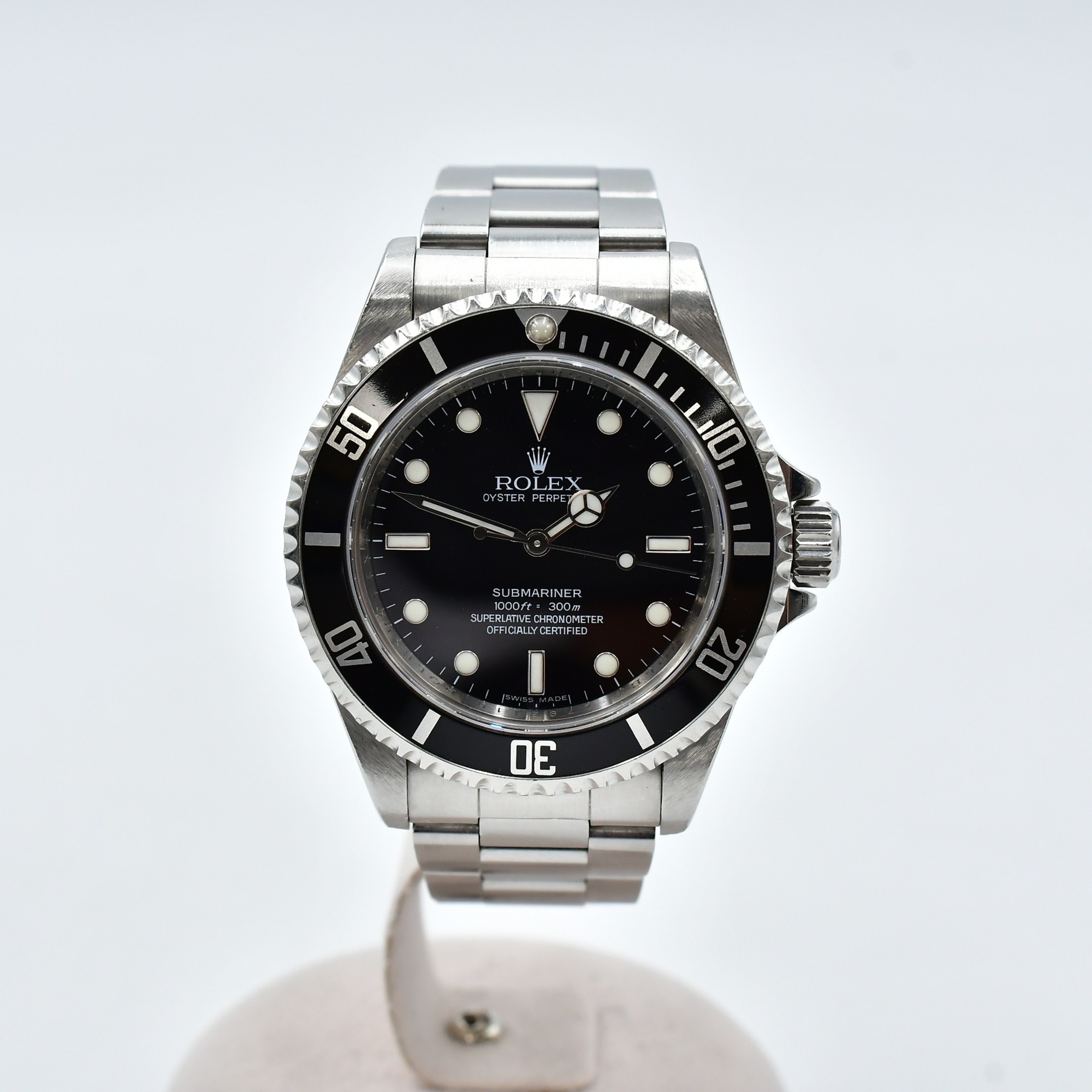 ロレックス サブマリーナー ノンデイト 黒文字盤 SS/AT Bランク
