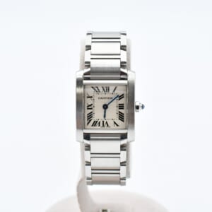 カルティエ タンクフランセーズSM 白文字盤 SS/QZ W51008Q3 買取実績【買取日：2025年11月25日】