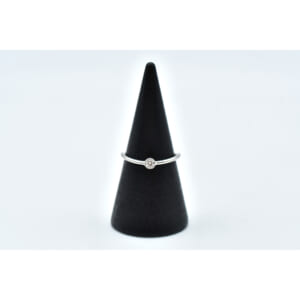 ティファニー ウェーブ シングルロウ リング 1PD Pt950 買取実績【買取日：2025年12月10日】