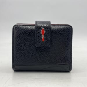 クリスチャンルブタン 二つ折りウォレット 黒×レッド レザー 買取実績【買取日：2025年11月24日】