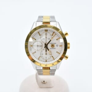 タグホイヤー カレラ タキメーター 白文字盤 SS×YG/AT CV2050‐3 買取実績【買取日：2025年11月24日】