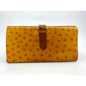 エルメス ベアンクラシック チェスナッツ オーストリッチ GD金具 □I刻印 買取実績【買取日：2025年12月7日】