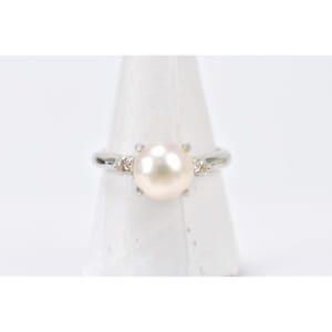 パールリング Pt900 8 0.13ct 買取実績【買取日：2025年12月8日】