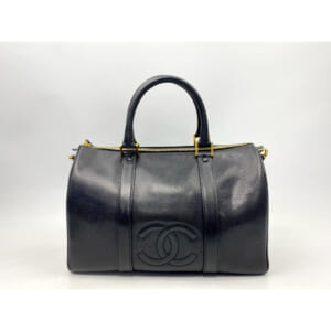 シャネル ココマーク ボストンバック キャビアスキン 黒 GD金具 買取実績【買取日：2025年12月5日】