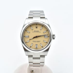 ロレックス オイスターパーペチュアル41 ベージュ文字盤 SS/AT 134300 買取実績【買取日：2025年12月4日】
