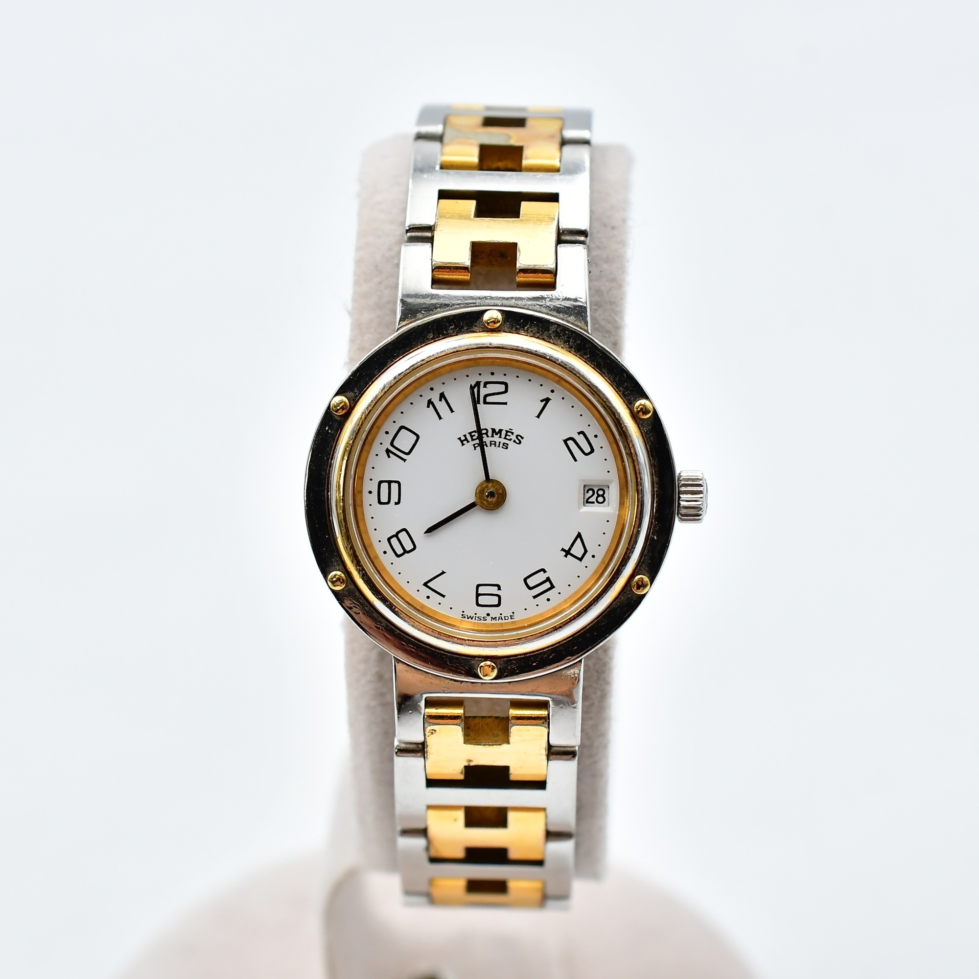 エルメス クリッパー ホワイト文字盤 SS/クォーツ 買取実績【買取日