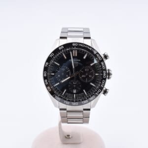 タグホイヤー カレラ キャリバーホイヤー02 スポーツクロノグラフ 黒文字盤 SS×CE/AT CBN2A1B.BA0643 買取実績【買取日：2026年1月7日】