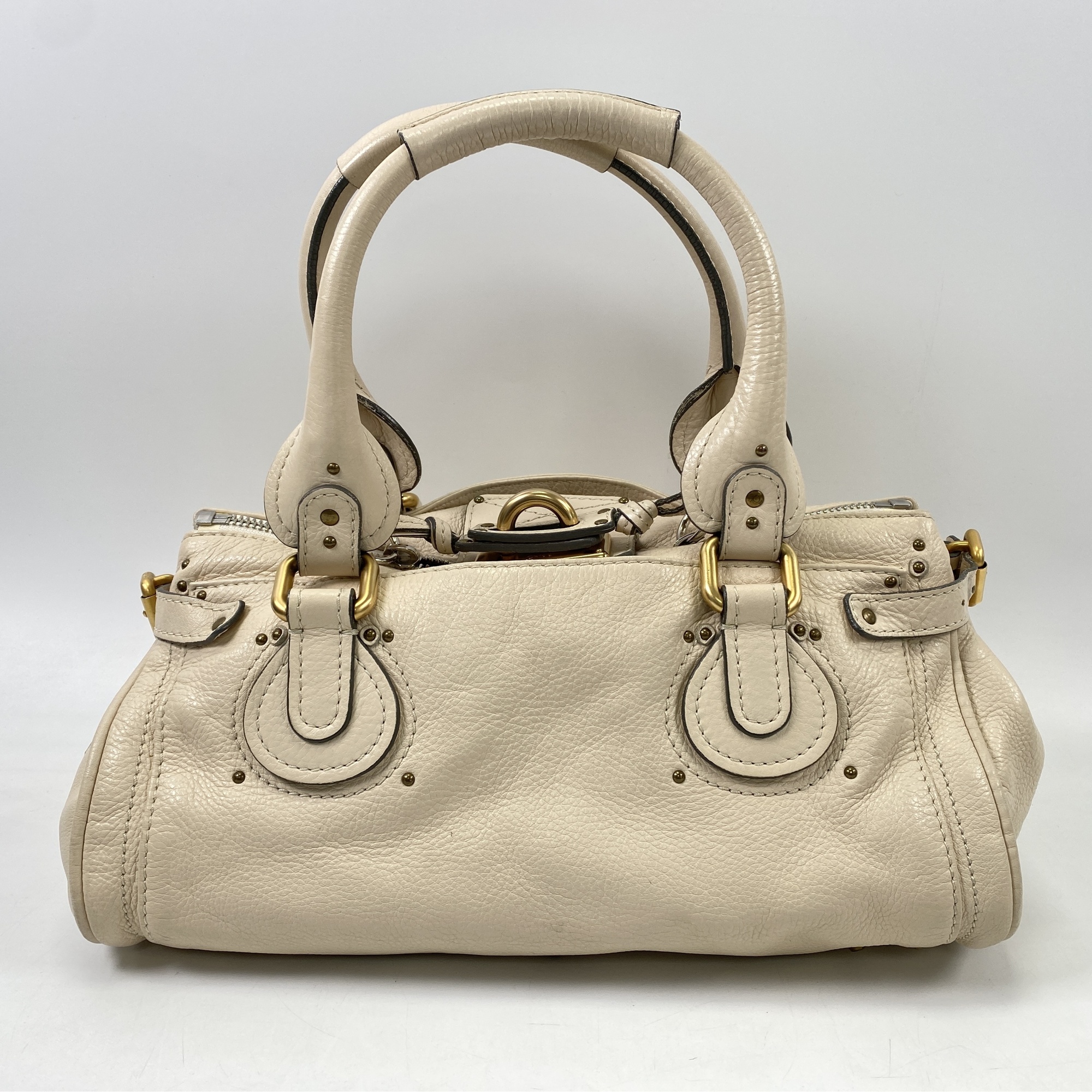 クロエ パディントン ハンドバッグ ベージュ レザー 買取実績【買取日