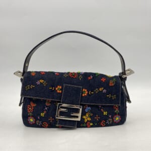フェンディ マンマバケット フラワー デニム ビーズ 青 買取実績【買取日：2026年1月20日】