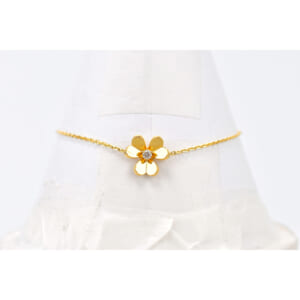 ヴァンクリーフ＆アーペル フリヴォル ミニ ブレスレット 1PD Au750YG VCARP0J200 買取実績【買取日：2025年10月1日】