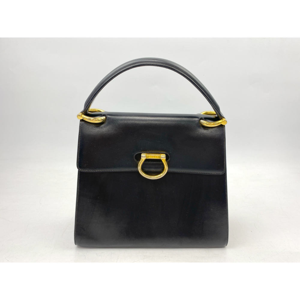 セリーヌ ガンチーニ ハンドバック 黒 レザー 買取実績【買取日：2026