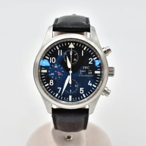 IWC パイロットウォッチクロノグラフ 黒文字盤 SS×革/AT IW371701 買取実績【買取日：2025年10月4日】