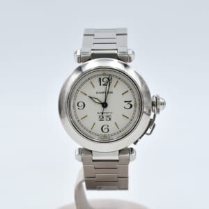 カルティエ パシャC ビッグデイト 白文字盤 SS/AT W31044M7 買取実績【買取日：2025年10月16日】