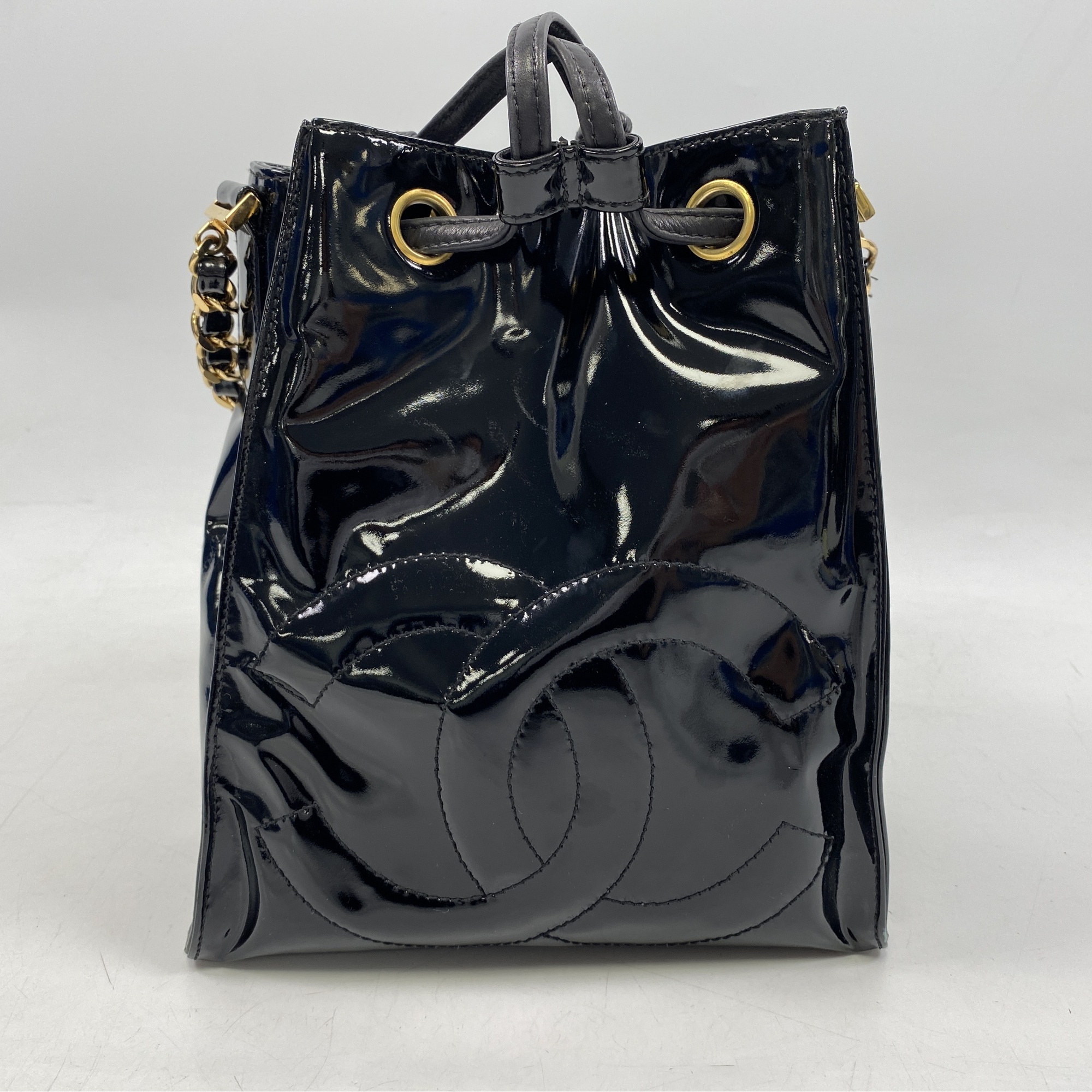 シャネル チェーンショルダーバッグ 黒 パテントレザー 買取実績【買取