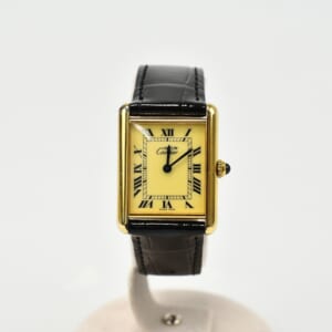 カルティエ マストタンクLM シルバーギルド アイボリー文字盤 SV×革/QZ W1002753 買取実績【買取日：2026年1月18日】