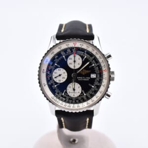 ブライトリング オールドナビタイマー クロノグラフ 黒文字盤 SS×革/AT A13322 買取実績【買取日：2026年1月6日】