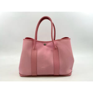 エルメス ガーデンパーティPM ピンク トワルアッシュ×ネゴンダ SV金具 □N刻印 買取実績【買取日：2025年9月6日】