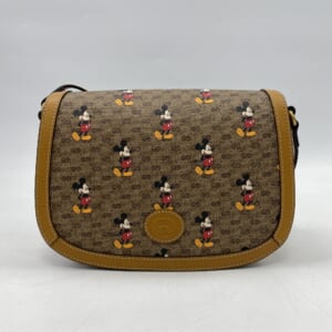 グッチ グッチ×ディズニー マイクロGG ショルダーバッグ ブラウン レザー 602694 買取実績【買取日：2026年1月18日】