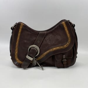 ディオール ガウチョ ショルダーバッグ ブラウン レザー 買取実績【買取日：2026年1月17日】