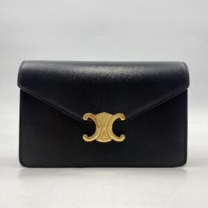 セリーヌ マーゴ チェーンショルダーバッグ 黒 カーフレザー 買取実績【買取日：2026年1月20日】