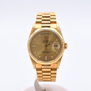 ロレックス デイデイト シャンパンゴールド文字盤 10PD YG/AT 18238 買取実績【買取日：2026年1月23日】