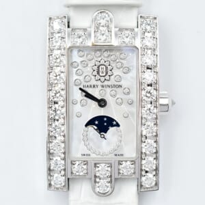 ハリー・ウィンストン アヴェニュークラシック ムーンフェイズ シェル文字盤 SS/QZ AVEQMP21WW008 買取実績【買取日：2026年1月5日】