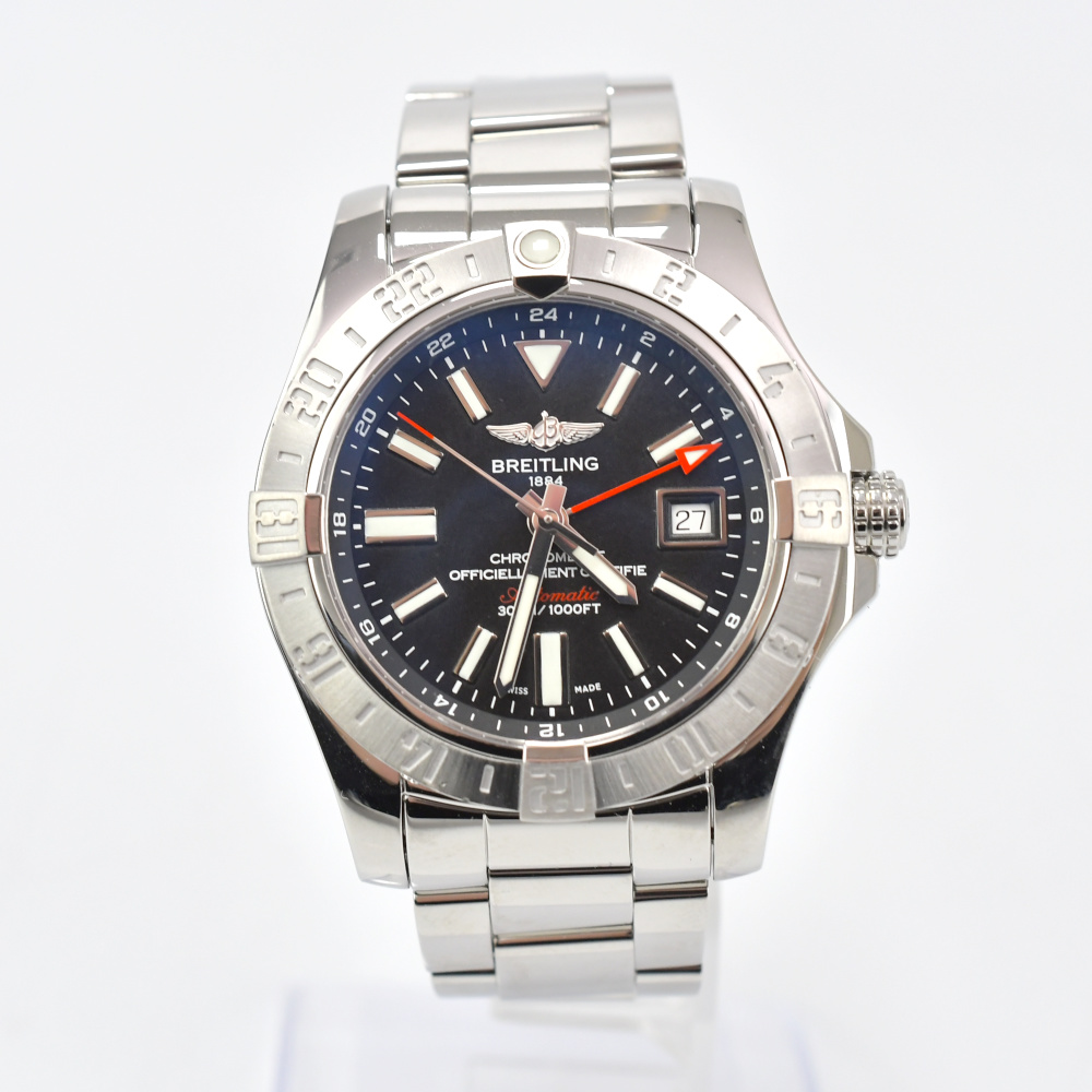 ブライトリング アベンジャーⅡ 黒文字盤 SS/AT A3239011/BC35 ABランク