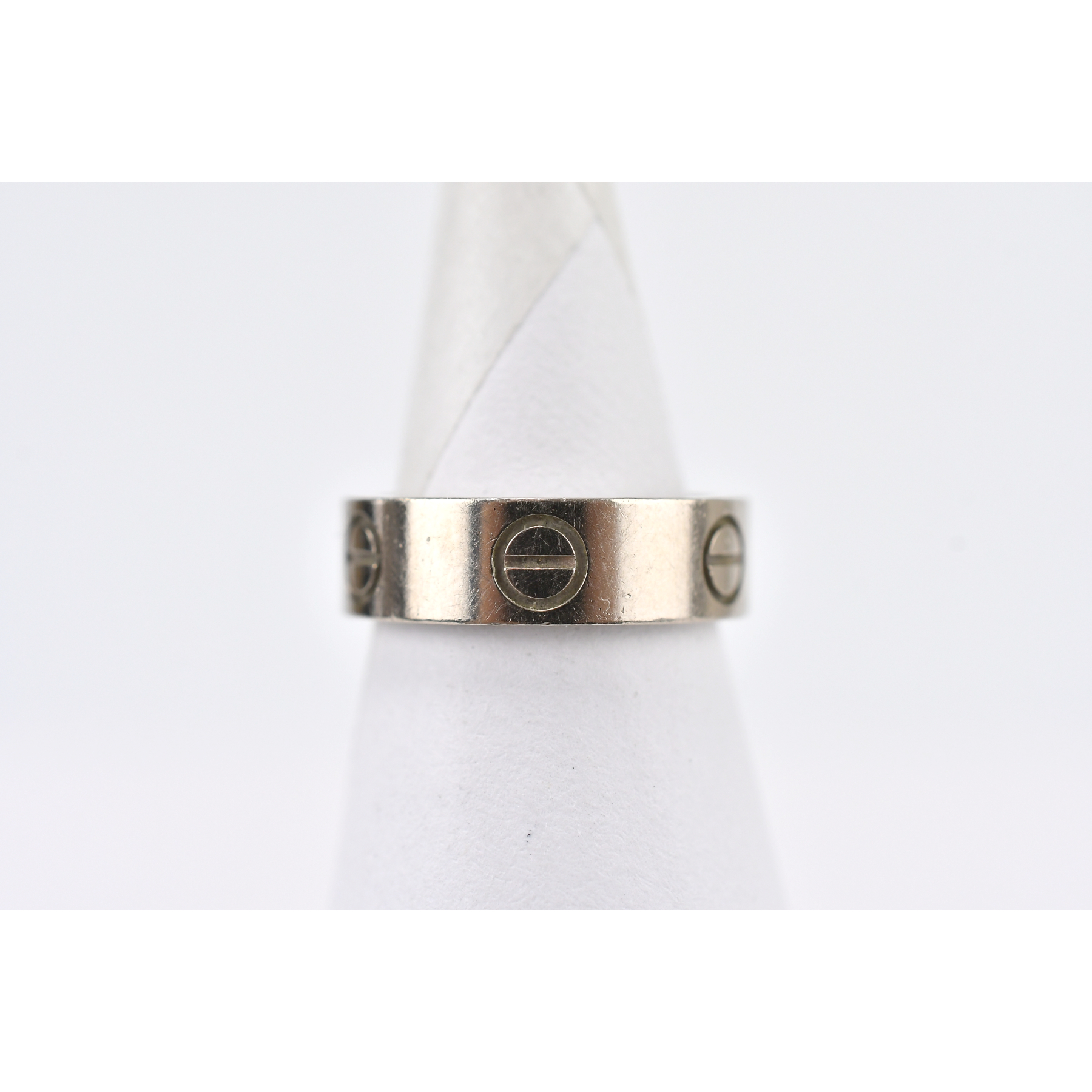 カルティエ ラブリング 750WG #49 Bランク