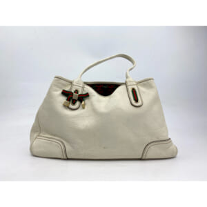 グッチ プリンシーライン ハンドバッグ 白 レザー 163805 買取実績【買取日：2025年9月13日】