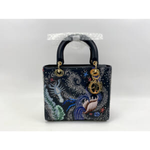 ディオール レディディオール ミディアム ウォーターエレメント ネイビー レザー 買取実績【買取日：2026年1月23日】