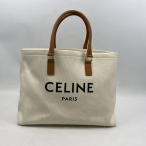 セリーヌ ホリゾンタルカバ ロゴ キャンバストートバッグ ホワイト 買取実績【買取日：2026年1月24日】