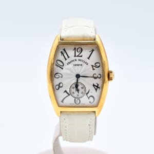 フランク ミュラー トノウカーベックス カサブランカ 白文字盤 革×YG/AT 7500 S6 買取実績【買取日：2025年10月5日】