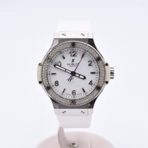 ウブロ ビッグ・バン スマイリングチルドレン ダイヤベゼル 白文字盤 SS×ラバー/AT 361.SE.2010.RW.1104.SMC08 買取実績【買取日：2025年10月16日】