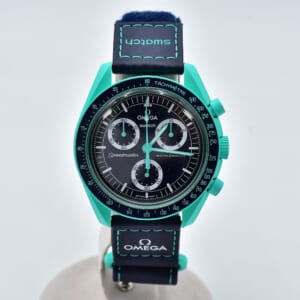 オメガ ×スウォッチ ミッショントゥアース 黒文字盤 CE×ナイロン/QZ S033L103 買取実績【買取日：2026年1月25日】