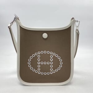 エルメス ネオエブリンTPM エトゥープ/ホワイト トワルオフィシエ×スイフト SV金具 K刻印 買取実績【買取日：2025年10月26日】